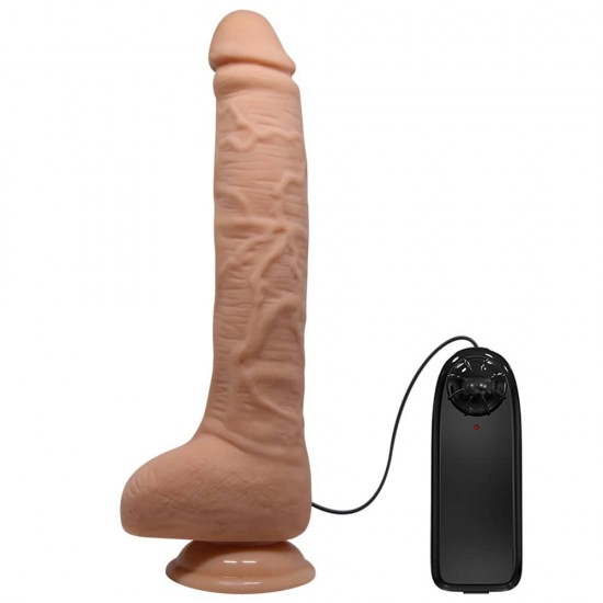 Вибриращ Пенис Beautiful Dick 11 " Vibrating Dildo