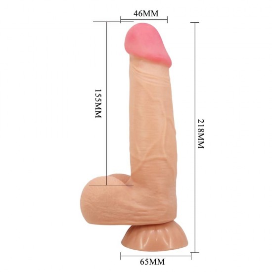 Дилдо пенис 21см Sliding Skin 8.5" Flesh I