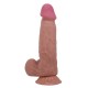 Дилдо 21см Pretty Love Sliding Skin 8.5" Brown