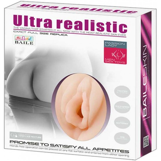 Реалистична вагина мастурбатор - Ultra Realistic Vibrating Vagina Flesh