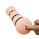 Crazy Bull Pocket Pussy 3D Vagina – Реалистична вагина с 3D релеф и стягащи пръстени