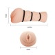 Crazy Bull Pocket Pussy 3D Vagina – Реалистична вагина с 3D релеф и стягащи пръстени