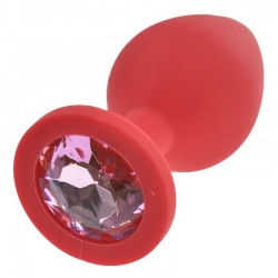 Червен силиконов анален разширител Red Pink Silicone
