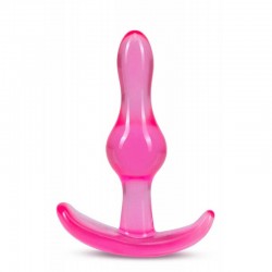 Малък гъвкав анален разширител B YOURS CURVY ANAL PLUG PINK