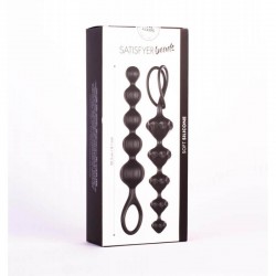 Комплект 2 бр анални броеници Black Beads by Satisfyer