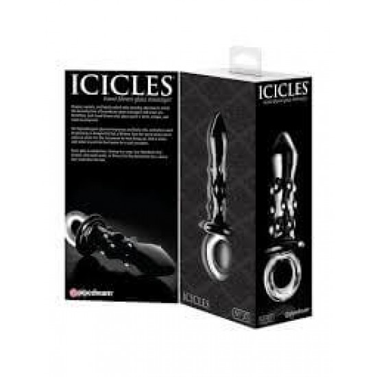 Стъклен анален разширител Black Ice
