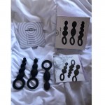 Комплект от 3 бр анални разширители Black Satisfyer Plugs