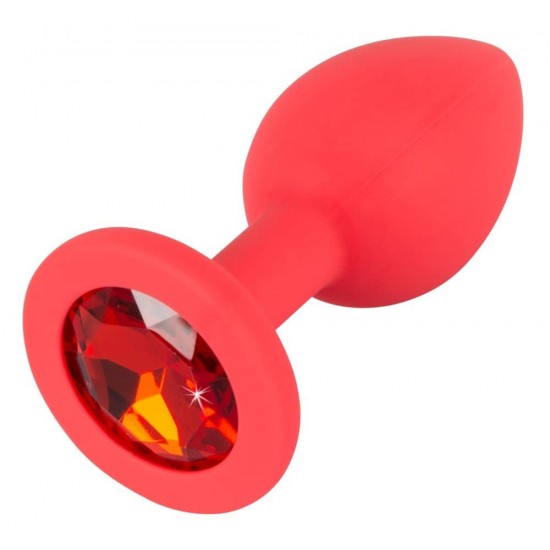 Тапа за дупе COLORFUL JOY JEWEL RED PLUG