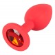 Тапа за дупе COLORFUL JOY JEWEL RED PLUG