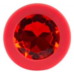 Тапа за дупе COLORFUL JOY JEWEL RED PLUG