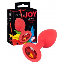 Тапа за дупе COLORFUL JOY JEWEL RED PLUG