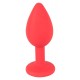 Тапа за дупе COLORFUL JOY JEWEL RED PLUG
