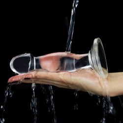 Анален разширител с пенис главичка Flawless Clear Prostate Plug