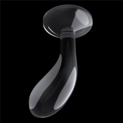 Закривен анален разширител Flawless Clear Prostate Plug