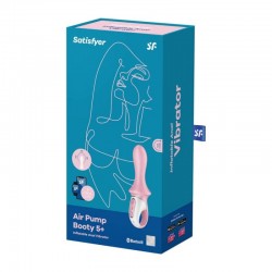 Надуваем анален вибратор Pink Air Pump Booty 5+