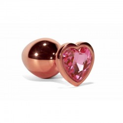 Анално бижу Rose Gold Heart Размер L