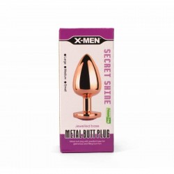 Анално бижу Rose Gold Heart Размер L