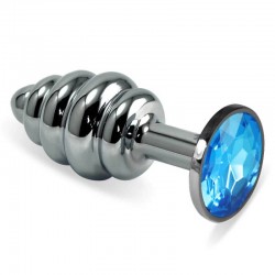 Метален спираловиден анален разширител Rosebud Spiral Plug