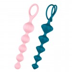 Комплект анални броеници Satisfyer Beads Set Of 2 Colored