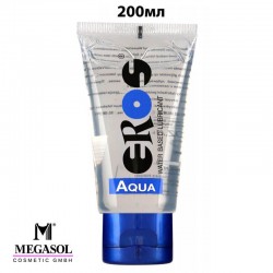 200 мл Лубрикант на водна основа Eros Aqua