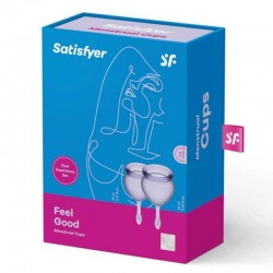 Менструална чашка 2бр. Feel Good Menstrual Cup Lilla by Satisfyer