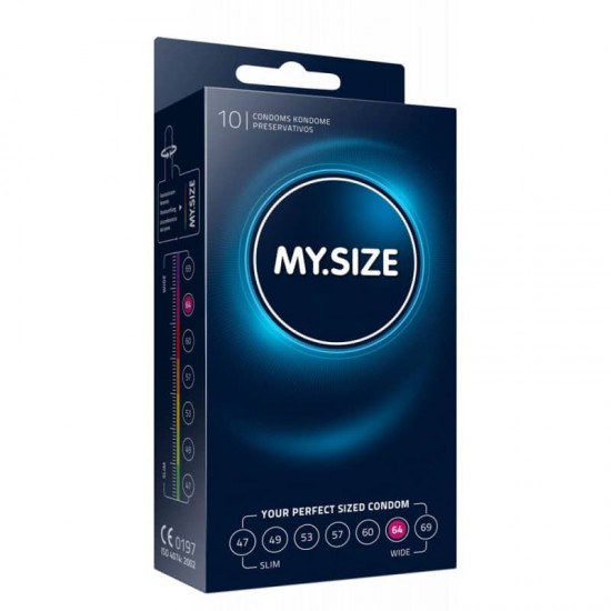 10 бр Презервативи MySize 64