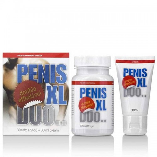 Комплект за уголемяване на пениса Хапчета и Гел Penis XL Duo Pack