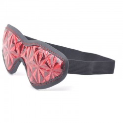 Непрозрачна маска за очи Darkness in Red Embossed