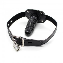 Гаг за уста с дилдо пенис LOCKING PENIS GAG