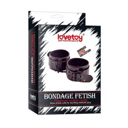 Кожени белезници за глезени на крака ANKLE CUFFS