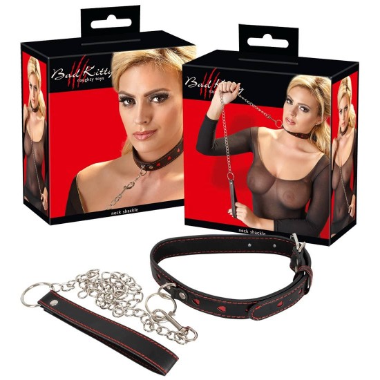 Нашийник със сърца и каишка COLLAR AND LEASH