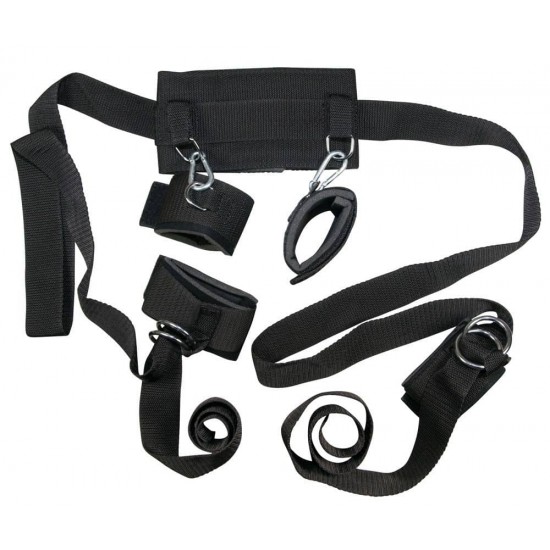 Сет за връзване на врат, ръце и крака Wide bondage set