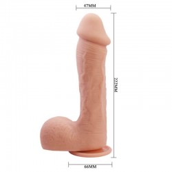 Дилдо 22см с едра главичка Beautiful Johnson 8,7 " Dildo