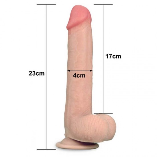 Реалистичен пенис Dual Skin 23 см
