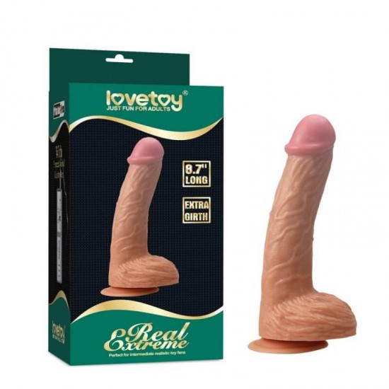 Едър пенис с реалистични форми Extra Girth Dildo