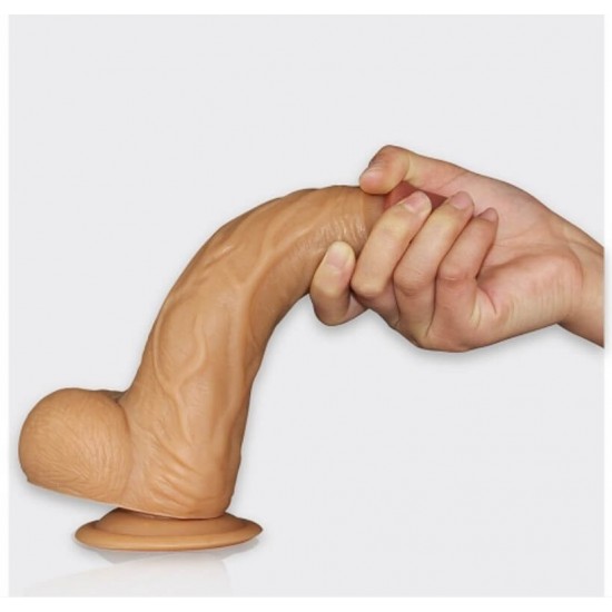 Кафяв изкуствен член Extreme Girth Dildo