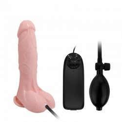 Вибриращ надуваем пенис Inflatable Vibrating Dildo