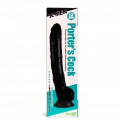 Много голямо дилдо X-MEN Porter's Cock Black 33 см