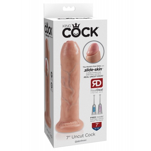Необрязан пенис Дилдо Uncut Cock
