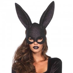 Секси заешка маска с блясък Glitter Rabbit Mask