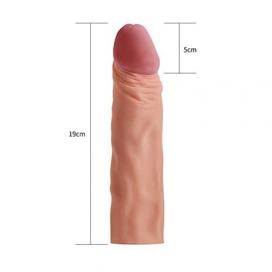 Удължител за пенис Add Pleasure телесен цвят 19 см