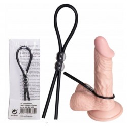 Регулируем пенис пристегач BLACK SILICONE RING