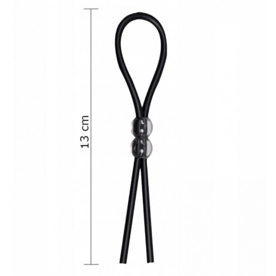 Регулируем пенис пристегач BLACK SILICONE RING