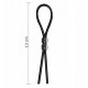 Регулируем пенис пристегач BLACK SILICONE RING