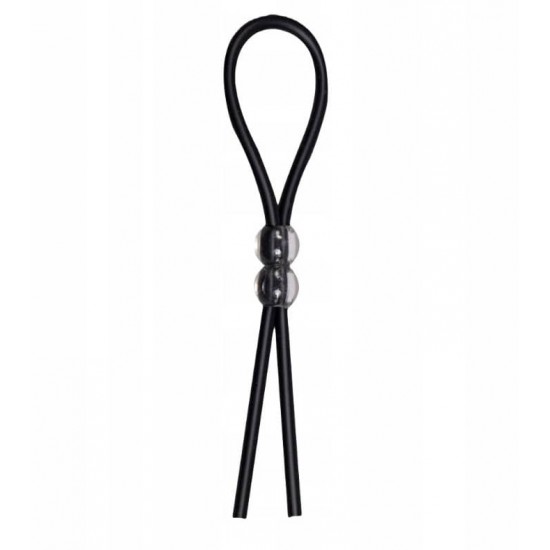 Регулируем пенис пристегач BLACK SILICONE RING