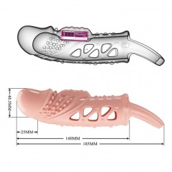 Вибриращ пенис удължител CECELIA