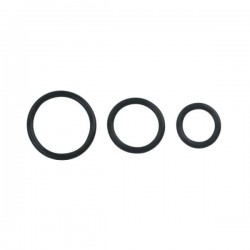 Пръстени за пенис и тестиси 3 бр комплект COCK AND BALL RINGS