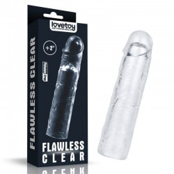 Прозрачен уголемител за пенис Flawless Clear Penis Sleeve Add 2''