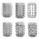 Релефни пенис приставки – комплект 6 броя Stay Hard Cock Sleeve Kit Clear