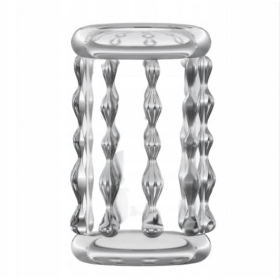 Релефни пенис приставки – комплект 6 броя Stay Hard Cock Sleeve Kit Clear
